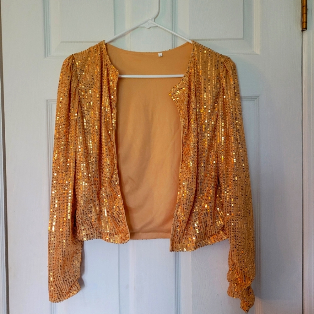 Gold Sequin Blazor